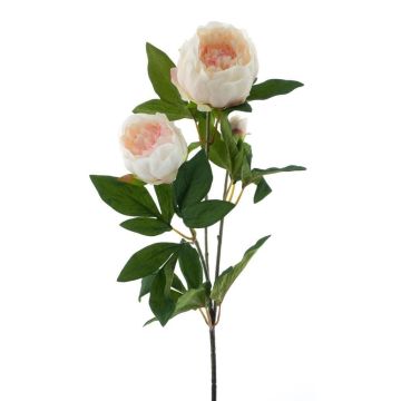 Dekorativ pionkvist THEMIA, krämrosa, 65cm Dekorativ pionkvist THEMIA, krämrosa, 65cm