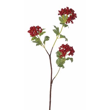 Konstgjord snöboll BAHULA med frukter, röd, 80cm