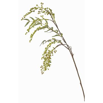 Konstgjord rönnkvist JANNAH med frukter, grön, 85cm