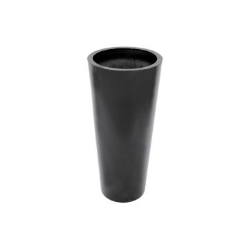 Blomkruka LEOPOLDO, svart, 110cm, Ø50cm Blomkruka LEOPOLDO, svart, 110cm, Ø50cm