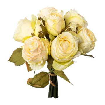 Konstblombukett med rosor NERZO, krämfärgad, 30cm Konstblombukett med rosor NERZO, krämfärgad, 30cm