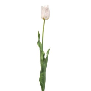 Konstgjord tulpan SIDRA, vit-blekrosa, 65cm Konstgjord tulpan SIDRA, vit-blekrosa, 65cm