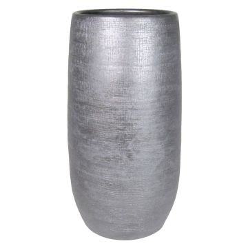 Keramikvas AGAPE med ådring, svart, 50cm, Ø24,5cm