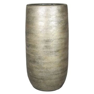 Keramikvas AGAPE med ådring, guld, 50cm, Ø24,5cm