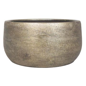 Keramikskål AGAPE med ådring, guld, 15cm, Ø33cm Keramikskål AGAPE med ådring, guld, 15cm, Ø33cm