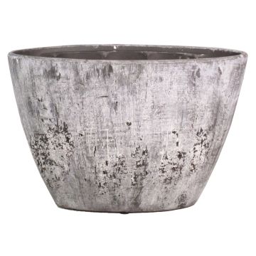 Oval keramikkruka för orkidéer ADELPHOS, stenlook, mörkgrå-vit, 32x14,5x22,5cm Oval keramikkruka för orkidéer ADELPHOS, stenlook, mörkgrå-vit, 32x14,5x22,5cm
