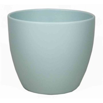 Liten blomkruka TEHERAN BASAR, keramik, ljus turkos-mat, 6cm, Ø7,5cm