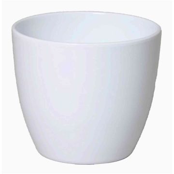 Liten blomkruka TEHERAN BASAR, keramik, vit, 6,5cm, Ø8,5cm