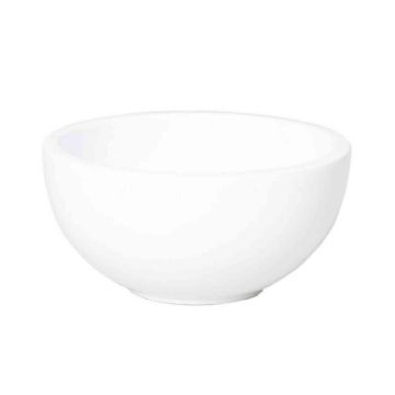 Blomskål QUCHAN, keramik, vit, 11,5cm, Ø26cm Blomskål QUCHAN, keramik, vit, 11,5cm, Ø26cm