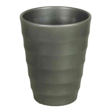 Orkidékruka IZEH, keramik, antracit, 17cm, Ø14cm Orkidékruka IZEH, keramik, antracit, 17cm, Ø14cm