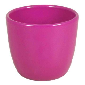 Liten blomkruka TEHERAN BASAR, keramik, cerise, 6cm, Ø7,5cm