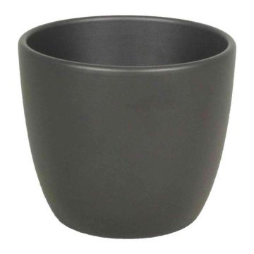 Liten blomkruka TEHERAN BASAR, keramik, mat antracit, 6cm, Ø7,5cm Liten blomkruka TEHERAN BASAR, keramik, mat antracit, 6cm, Ø7,5cm