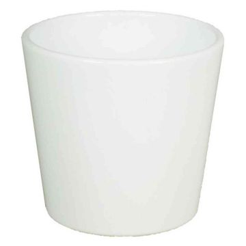 Orkidékruka BANEH, keramik, vit, 12,5cm, Ø13,5cm