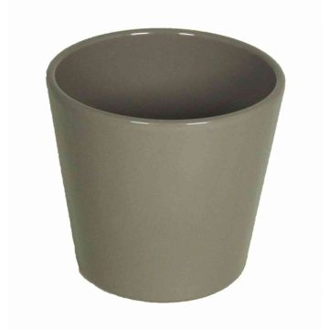 Orkidékruka BANEH, keramik, grå, 12,5cm, Ø13,5cm