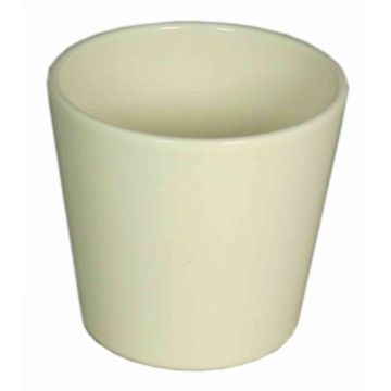 Orkidékruka BANEH, keramik, krämfärgad, 12,5cm, Ø13,5cm