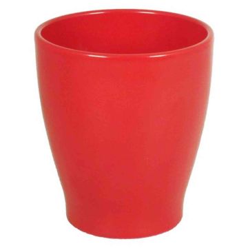 Orkidékruka MALAYER, keramik, röd, 15cm, Ø13,2cm Orkidékruka MALAYER, keramik, röd, 15cm, Ø13,2cm
