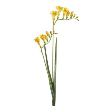 Konstgjord freesia-gren SVERINA, gul, 80cm Konstgjord freesia-gren SVERINA, gul, 80cm