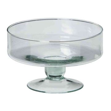 Glasskål CORIE OCEAN på fot, klar, 12cm, Ø19cm Glasskål CORIE OCEAN på fot, klar, 12cm, Ø19cm