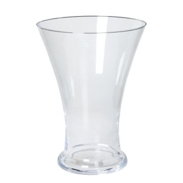 Bordvas DESTAN i glas, transparen, 30cm, Ø22cm