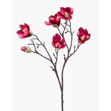 Konstblomma magnolia ANEU, cerise, 65cm, Ø7-8cm