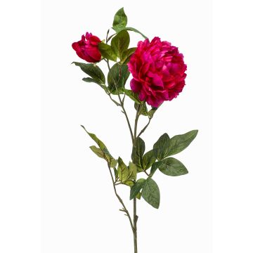 Stor konstblomma, pion ALEDIS, cerise, 100cm, Ø7-17cm Stor konstblomma, pion ALEDIS, cerise, 100cm, Ø7-17cm