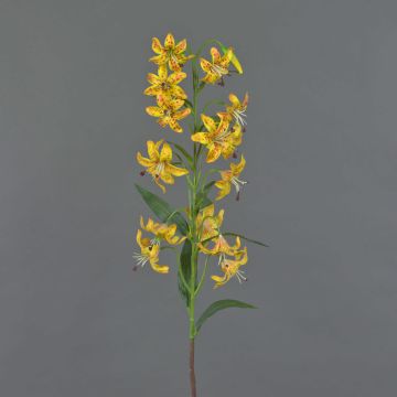 Konstblomma tigerlilja ARAMAIO, gul, 80cm, Ø13cm Konstblomma tigerlilja ARAMAIO, gul, 80cm, Ø13cm