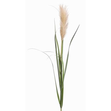 Konstgjort pampasgräs ALCANTARA med blomspik, grön-brunt, 120cm Konstgjort pampasgräs ALCANTARA med blomspik, grön-brunt, 120cm