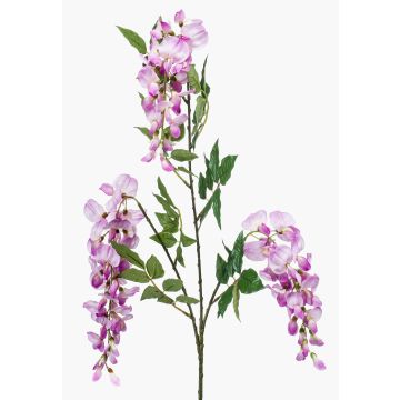 Konstgjord wisteria-gren ONORATO med blommor, lila, 70cm