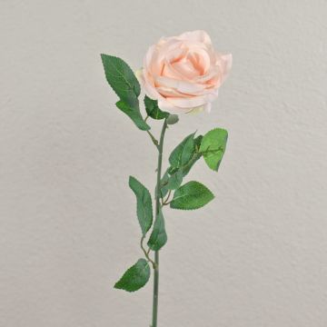 Konstgjord ros PEZOS, blekrosa, 60cm, Ø10cm