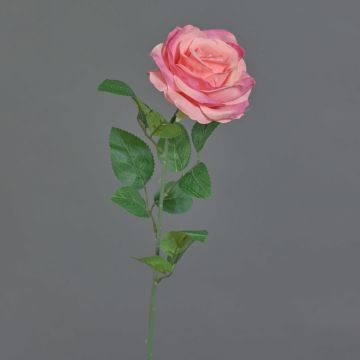 Konstblomma ros PEZOS, rosa-cerise, 60cm, Ø10cm Konstblomma ros PEZOS, rosa-cerise, 60cm, Ø10cm