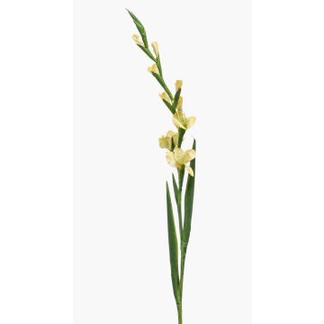 Stor konstblomma gladiolus AJNUR, gul, 125cm Stor konstblomma gladiolus AJNUR, gul, 125cm
