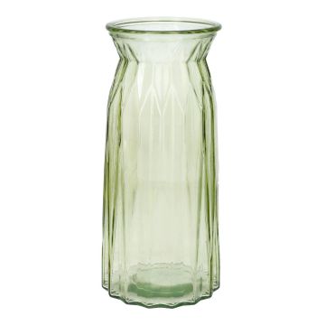 Bordvas RUBIE i glas, ljusgrön-klar, 20cm, Ø10,8cm Bordvas RUBIE i glas, ljusgrön-klar, 20cm, Ø10,8cm