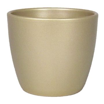 Blomkruka TEHERAN BASAR, keramik, mat guld, 15cm, Ø17,5cm Blomkruka TEHERAN BASAR, keramik, mat guld, 15cm, Ø17,5cm