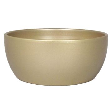 Keramikskål TEHERAN BRIDGE, mat guld, 14cm, Ø26cm Keramikskål TEHERAN BRIDGE, mat guld, 14cm, Ø26cm