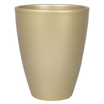 Keramikvas TEHERAN PALAST, mat guld, 17cm, Ø13,5cm Keramikvas TEHERAN PALAST, mat guld, 17cm, Ø13,5cm