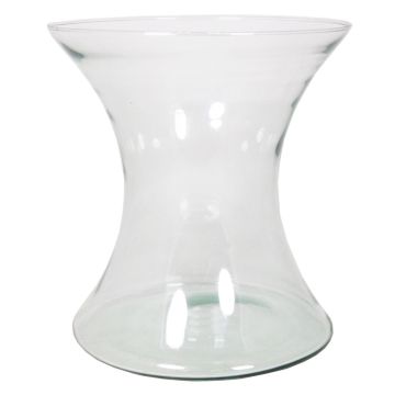 Blomvas LIZ OCEAN i glas, klar, 25cm, Ø23cm