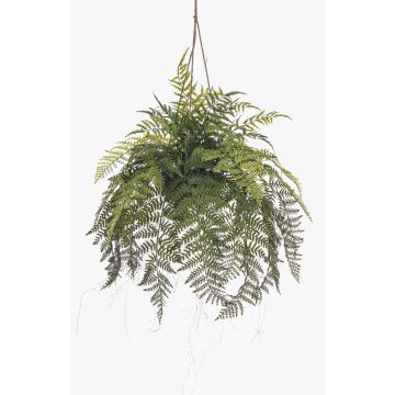 Konstväxt, sköldfarn, hängande blomsterampel GRALON, dekorativ kruka, rötter, hängande, grön, 80cm Konstväxt, sköldfarn, hängande blomsterampel GRALON, dekorativ kruka, rötter, hängande, grön, 80cm