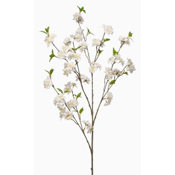 Konstgjord gren av prydnadskörsbär VERIANO med blommor, vit, 120cm Konstgjord gren av prydnadskörsbär VERIANO med blommor, vit, 120cm