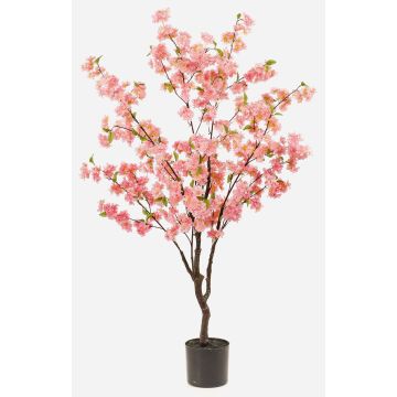 Konstgjord körsbärsblomstrande träd JANKFUN med blommor, konstgjord stam, rosa, 135cm Konstgjord körsbärsblomstrande träd JANKFUN med blommor, konstgjord stam, rosa, 135cm