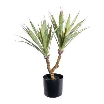Konstgjord suckulent Agave furcraea gigantea ZIFTE, konststam, grön, 60cm