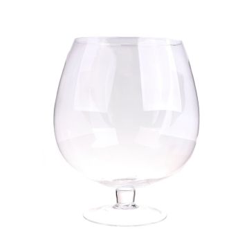 XXL konjakglas LIAM på fot, klart, 38cm, Ø31cm