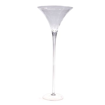 XXL martiniglas SACHA AIR på fot, klart, 90cm, Ø35cm