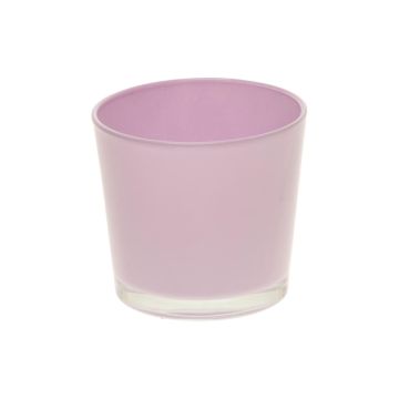 Glasöverkruka ALENA, lila, 12,5cm, Ø13,3cm Glasöverkruka ALENA, lila, 12,5cm, Ø13,3cm