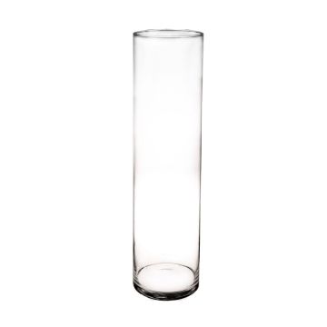 Cylindrisk golvvas SANYA AIR, transparent, 60cm, Ø15cm