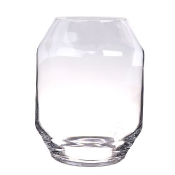 Stor glasblomvas LEVIANO, klar, 33cm, Ø25cm