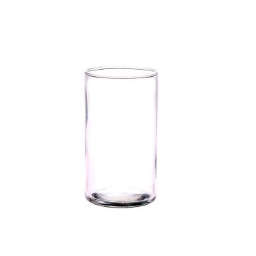 Glasvas, cylindrisk, SANYA AIR, transparent, 20cm, Ø11,5cm