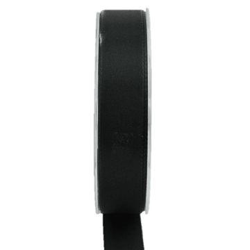 Dekorband av polyester WIARA, svart, 50m, 25mm Dekorband av polyester WIARA, svart, 50m, 25mm
