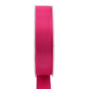Dekorband WIARA i polyester, hallonröd, 50m, 25mm Dekorband WIARA i polyester, hallonröd, 50m, 25mm