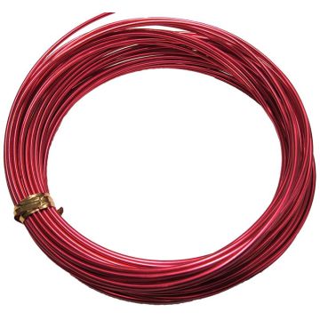 Aluminiumtråd TANEA, rödlackerad, 12m, Ø2mm Aluminiumtråd TANEA, rödlackerad, 12m, Ø2mm