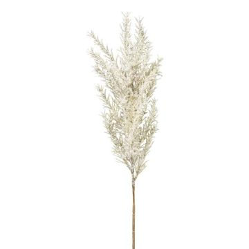 Konstgräs, ängsgräs med ax FEDINA, snötäckt, vitt, 65cm